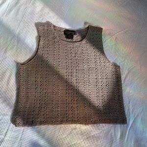 Crocheted sleeveless top